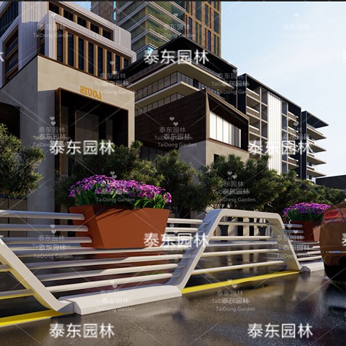 不銹鋼花箱護(hù)欄